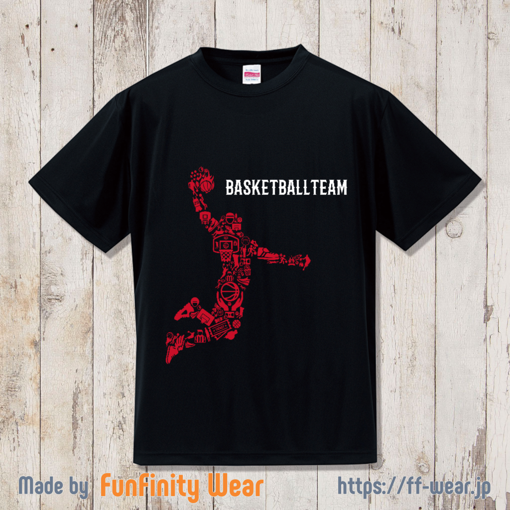 部活動Tシャツ】バスケットボール1 - FunFinity Wear（FFW）